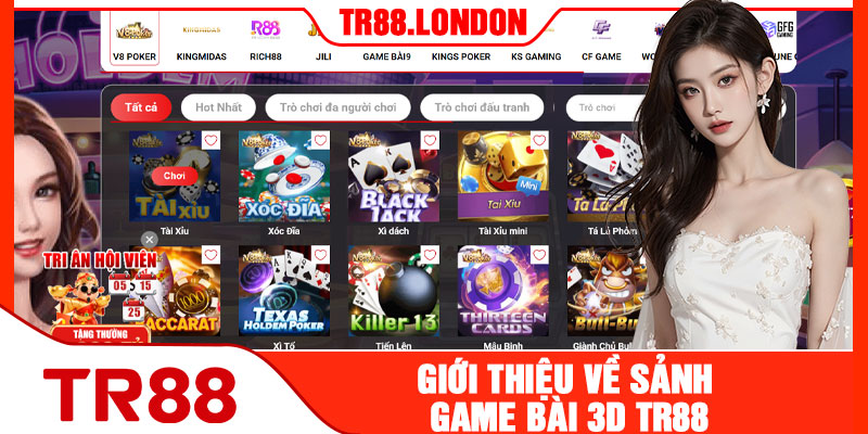 Giới Thiệu Về Sảnh Game Bài TR88